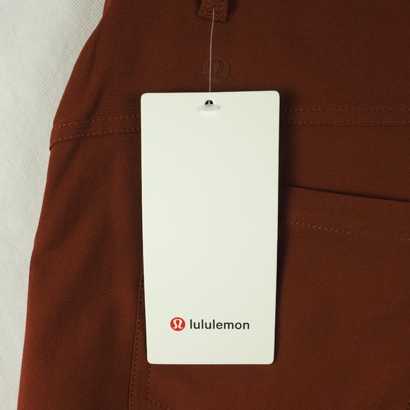 Lululemon Women's City Sleek High-Rise 5 Pocket Short 4" Dark Terracotta Size 30 - Picture 11 of 14